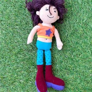 2/$15 Colorful Plush Doll with Star Design